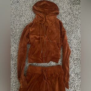 Y2k Velvet 2-Piece Tracksuit